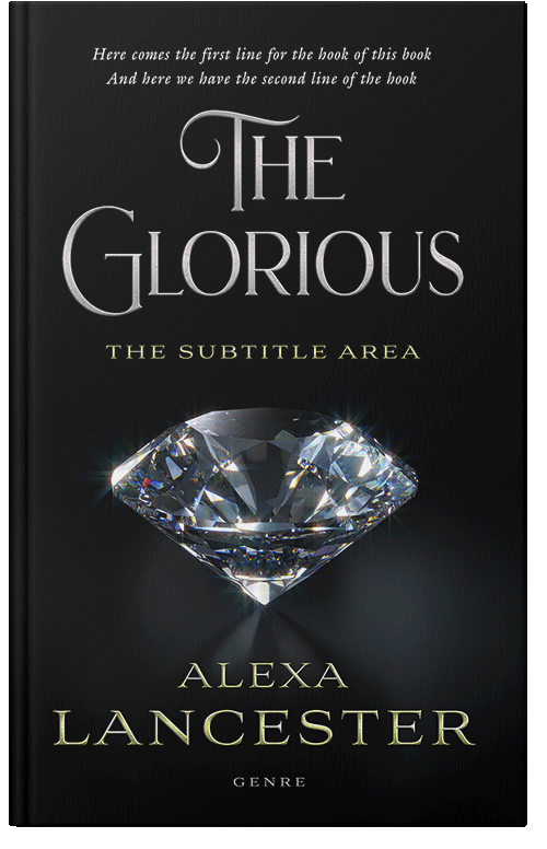 Front view of Premade Romance Book Cover - Woodsmoke