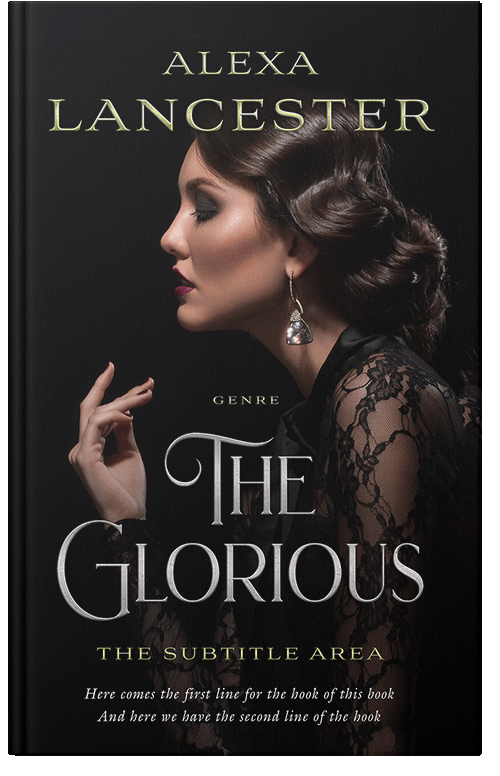 Front view of Premade Romance Book Cover - Cod Gray