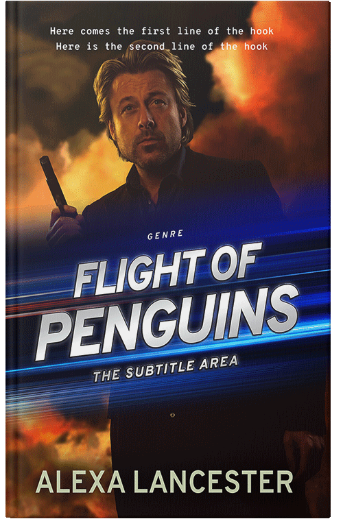 Front view of Premade Mystery & Thriller & Suspense Book Cover - Whiskey