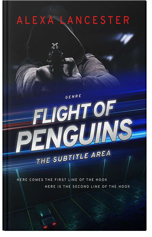 Front view of Premade Science Fiction Book Cover - Ebony