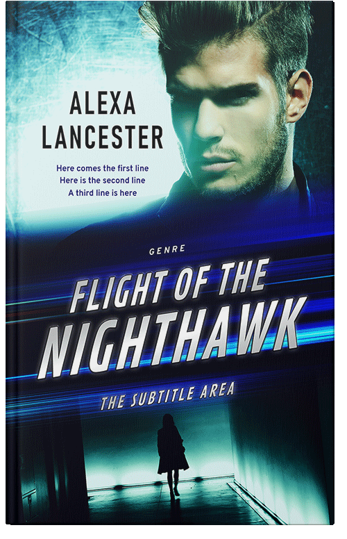 Front view of Premade Mystery & Thriller & Suspense Book Cover - Blue Zodiac