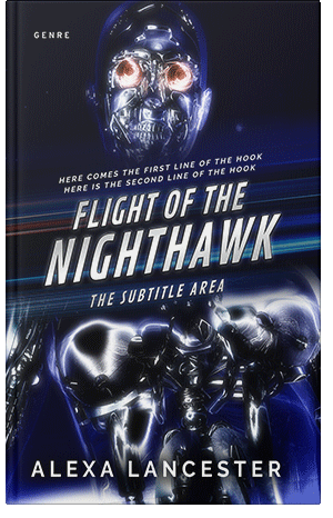 Premade Book Cover Ebony