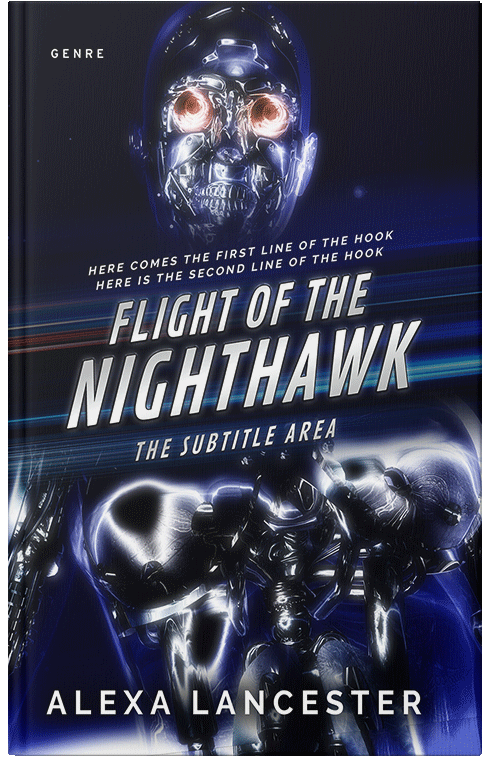 Front view of Premade Erotica Book Cover - Ebony