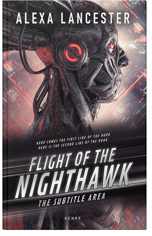 Front view of Premade Science Fiction Book Cover - Thunder