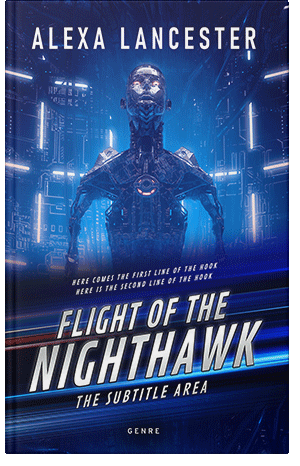 Premade Book Cover Deep Sapphire