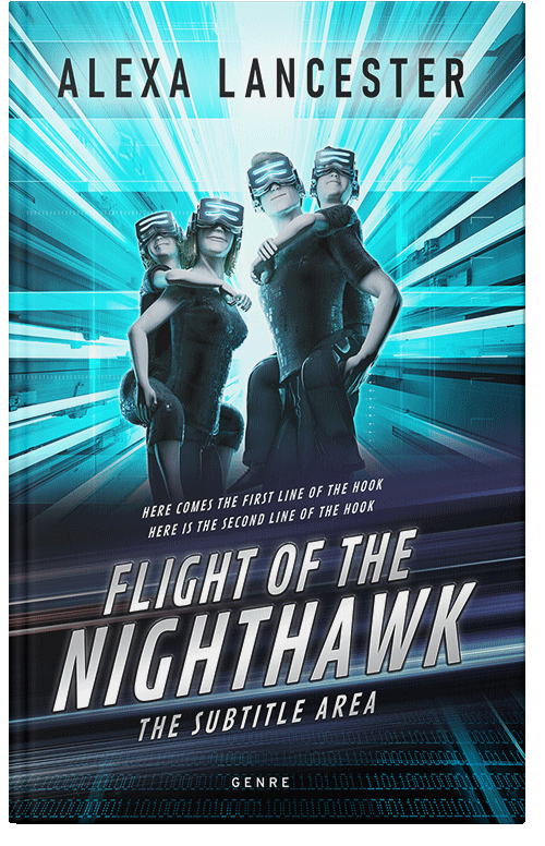 Front view of Premade Science Fiction Book Cover - Iceberg