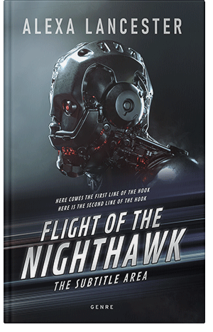 Premade Book Cover Shark
