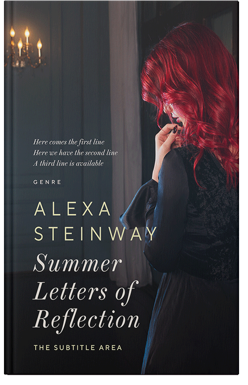 Front view of Premade Romance Book Cover - Shark