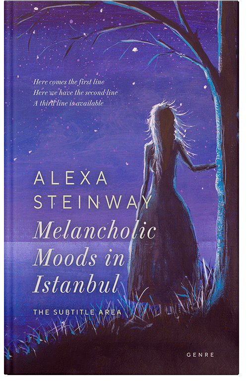 Front view of Premade Literary Fiction Book Cover - Gigas