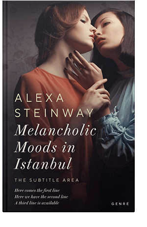 Pre Made Book Cover Cocoa Brown