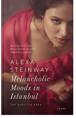 Premade Book Cover Solid Pink