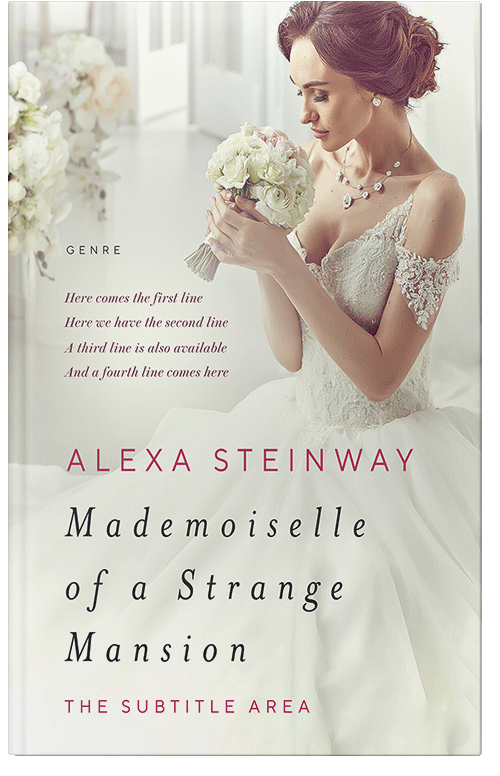 Front view of Premade Family & Parenting Book Cover - Green White