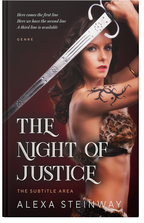 Front view of Premade Fantasy Book Cover - My Pink