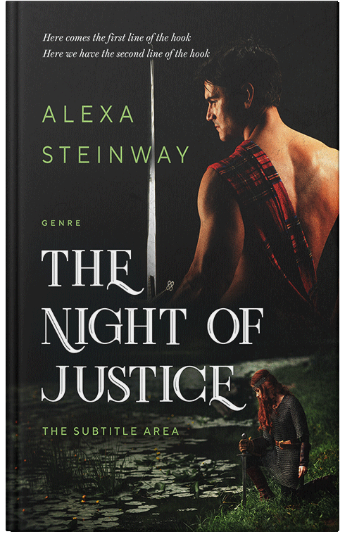 Front view of Premade Fantasy Book Cover - Log Cabin