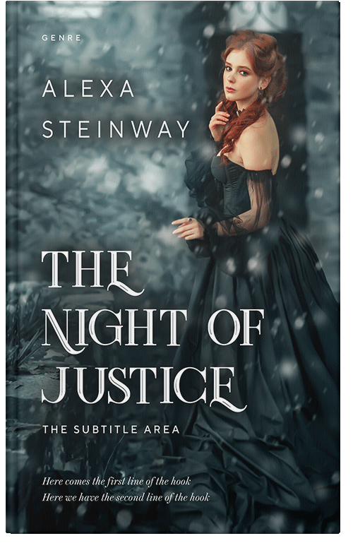 Front view of Premade Fantasy Book Cover - Outer Space