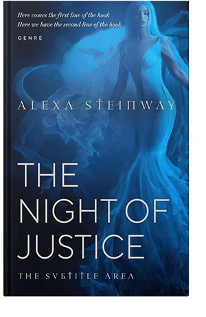 Pre Made Book Cover Catalina Blue