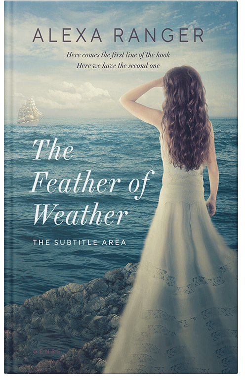 Front view of Premade Literary Fiction Book Cover - Nevada