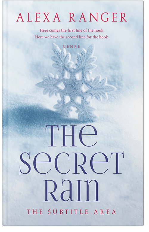 Front view of Premade Abstract Book Cover - Link Water