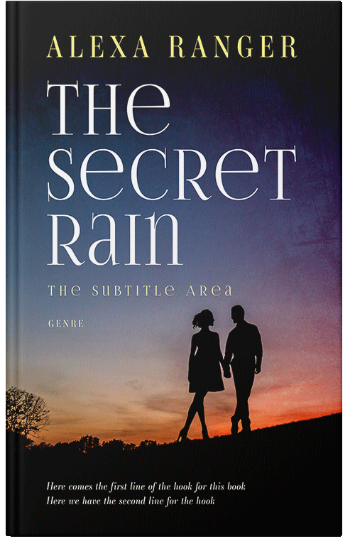 Front view of Premade Romance Book Cover - Brandy Rose