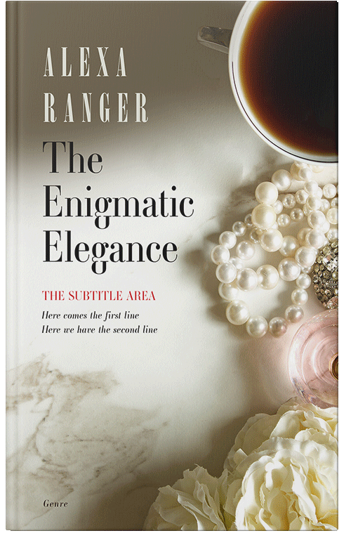 Front view of Premade Chick Lit Book Cover - Moon Mist