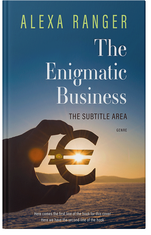 Front view of Premade Business Book Cover - San Juan