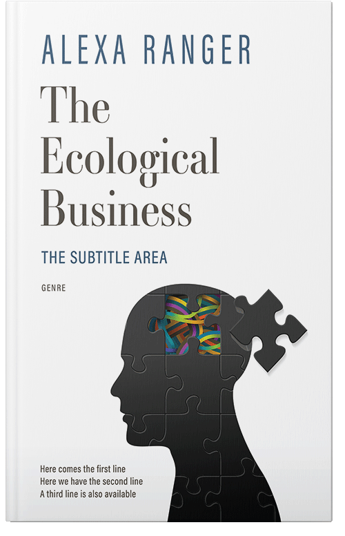 Front view of Premade Self-Improvement & Self-Help Book Cover - Outer Space