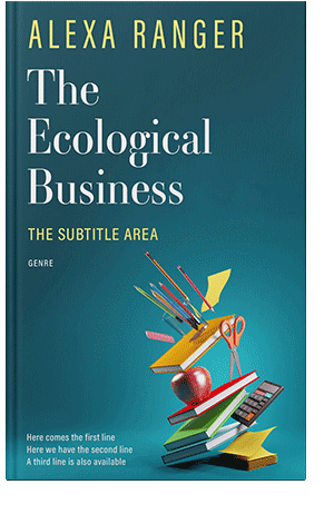 Pre Made Book Cover Deep Sea Green