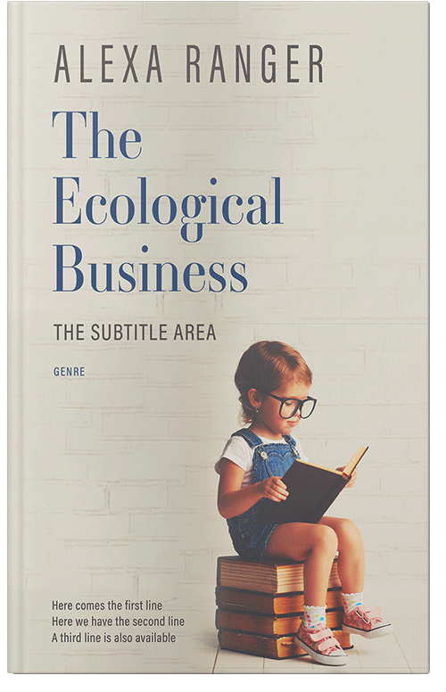 Front view of Premade Education Book Cover - Satin Linen