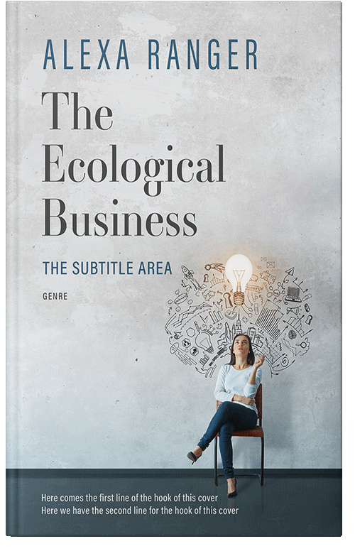 Front view of Premade Self-Improvement & Self-Help Book Cover - Iron