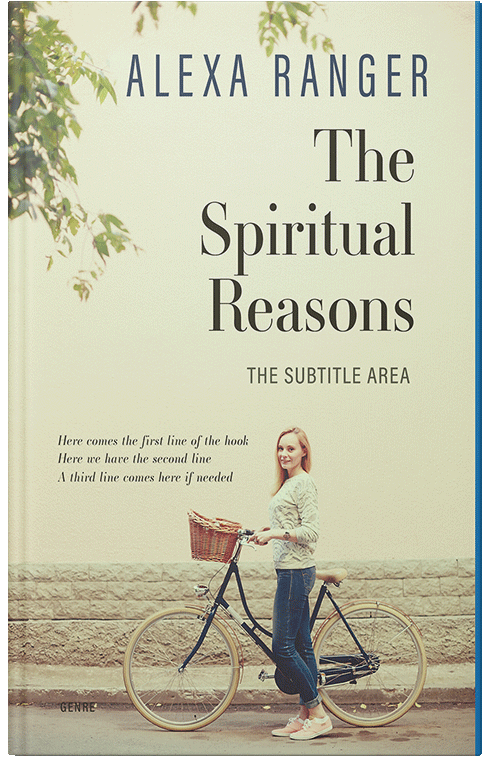 Front view of Premade Teen & Young Adult Book Cover - White Rock