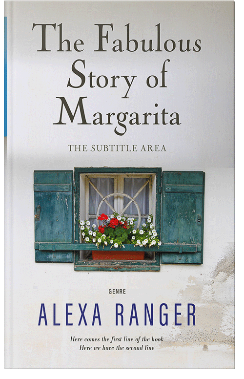 Front view of Premade Literary Fiction Book Cover - Bon Jour