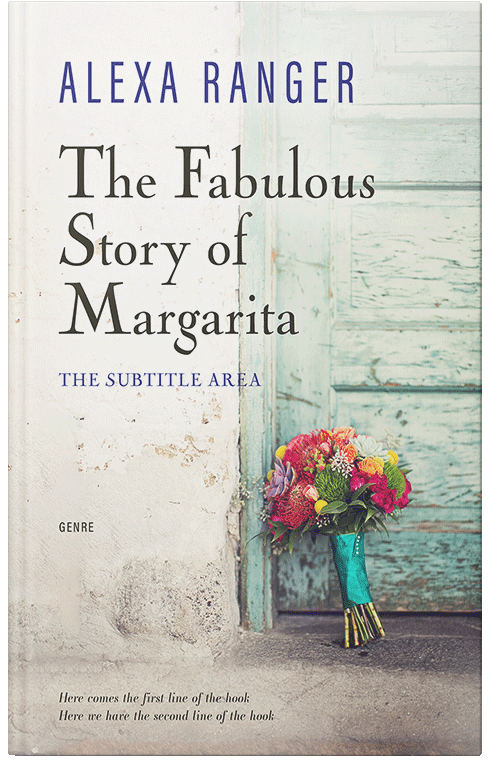 Front view of Premade Romance Book Cover - Cararra