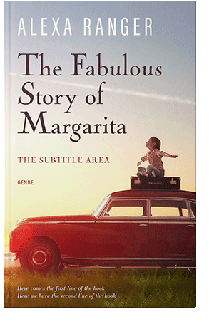 Pre Made Book Cover Mocha