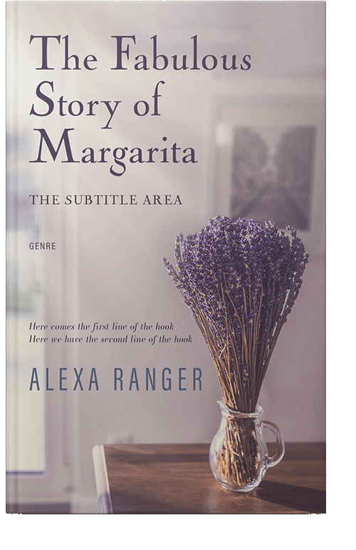 Front view of Silver Rust #22403 - Premade Literary Fiction Book Cover