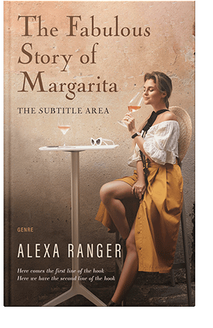 Pre Made Book Cover Tan