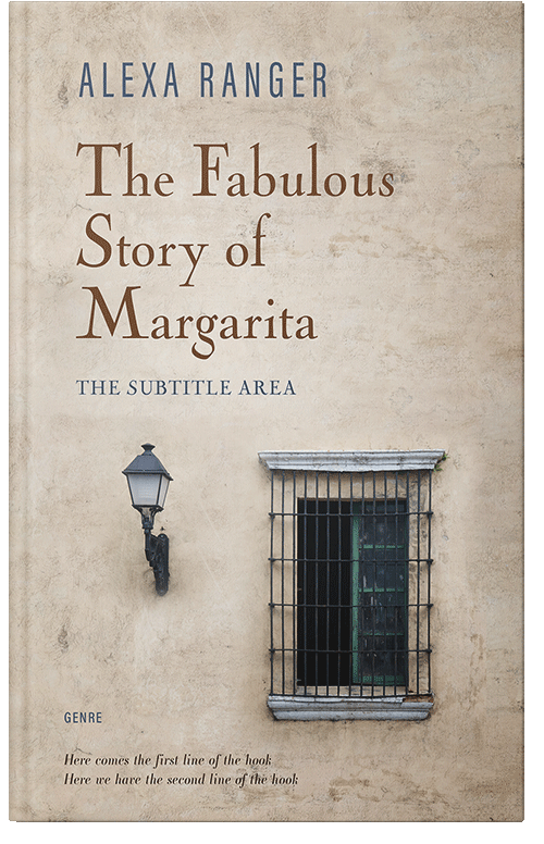 Front view of Premade Literary Fiction Book Cover - Sisal