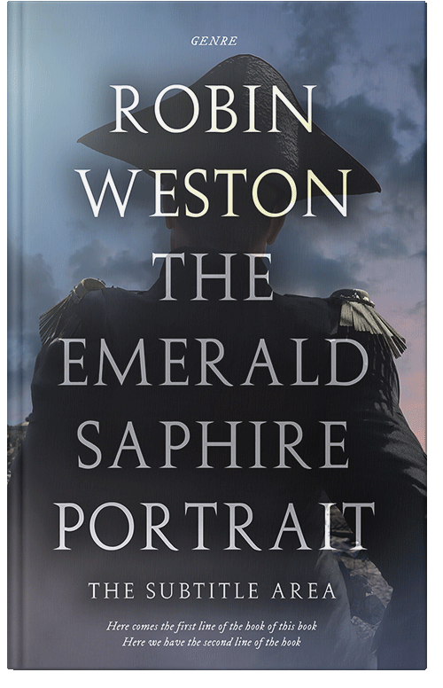 Front view of Premade Historical Book Cover - Charade