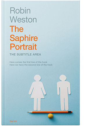 Pre Made Book Cover Jagged Ice