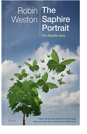 Pre Made Book Cover Kashmir Blue