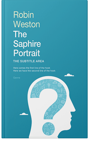 Premade Book Cover Eastern Blue