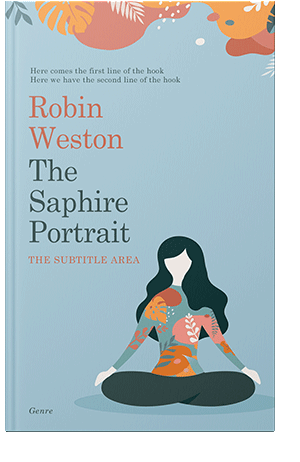 Pre Made Book Cover Jungle Mist