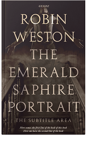 Pre Made Book Cover Cocoa Brown