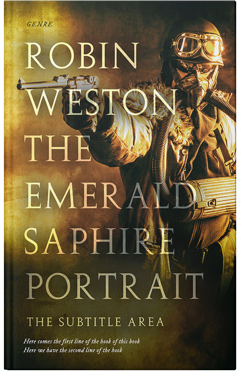 Front view of Premade Apocalyptica Book Cover - Mikado