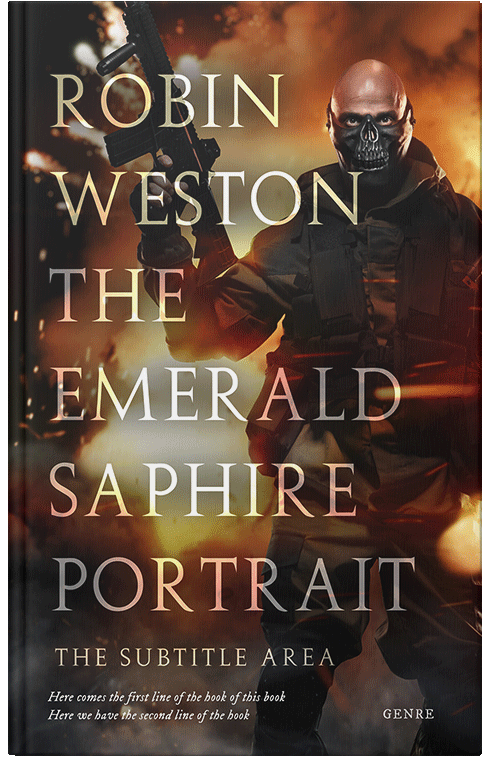 Front view of Premade Apocalyptica Book Cover - Eclipse