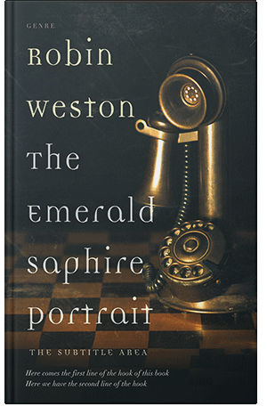 Premade Book Cover Outer Space