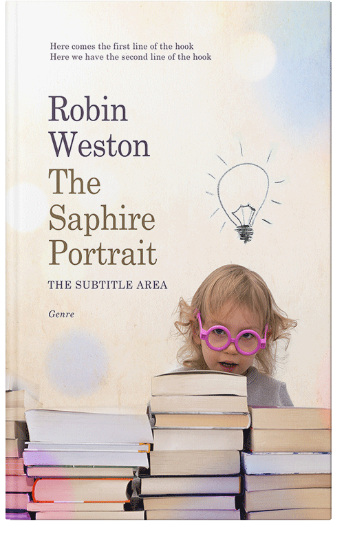 Front view of Premade Education Book Cover - Dawn Pink