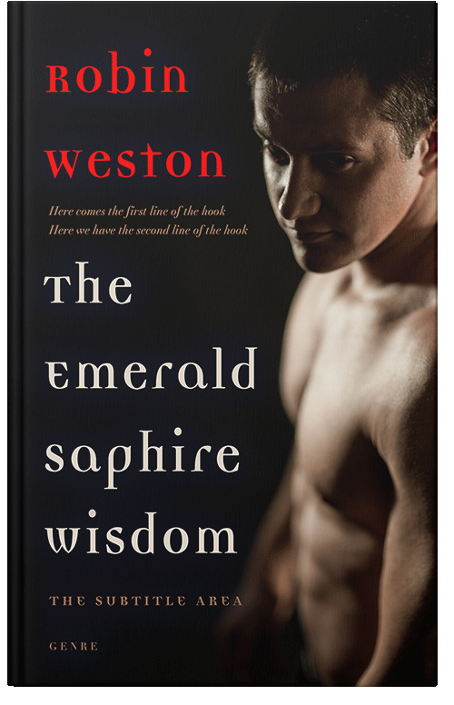 Front view of Premade Erotica Book Cover - Oriental Pink