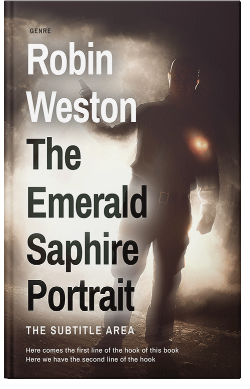 Front view of Premade Mystery & Thriller & Suspense Book Cover - Pearl Bush