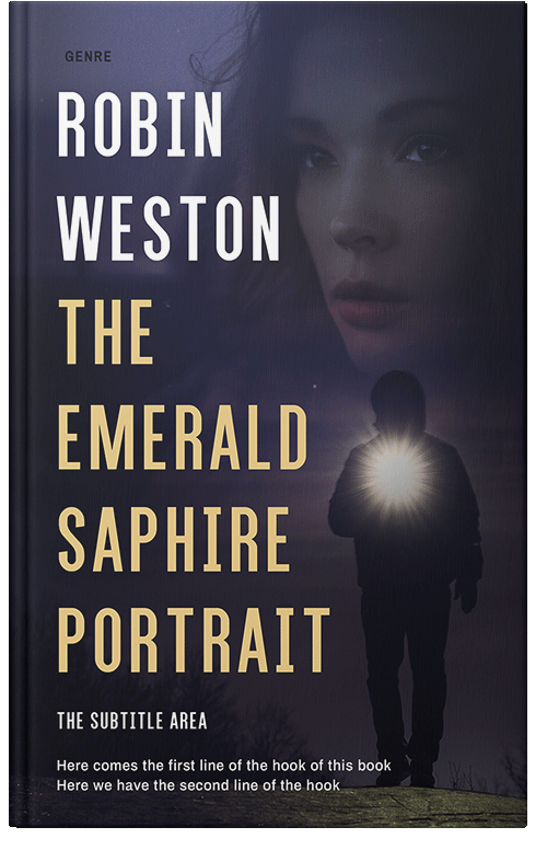 Front view of Premade Mystery & Thriller & Suspense Book Cover - Steel Gray