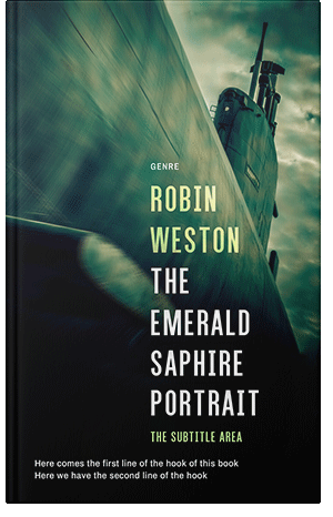 Premade Book Cover Black Bean